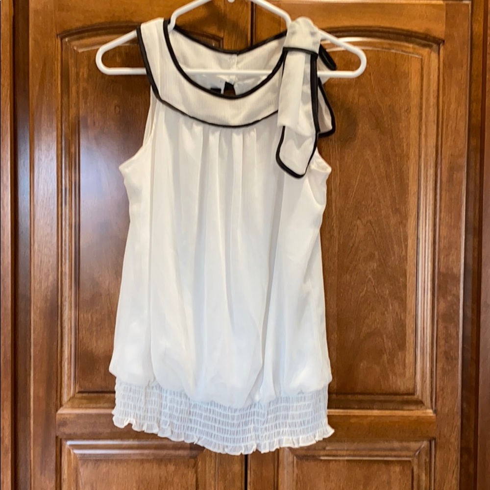 White dress tank